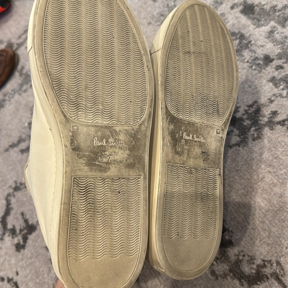 Paul Smith High Top Padded Leather Sneakers View 5